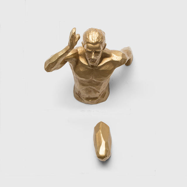 Bolt Running Man Sculpture