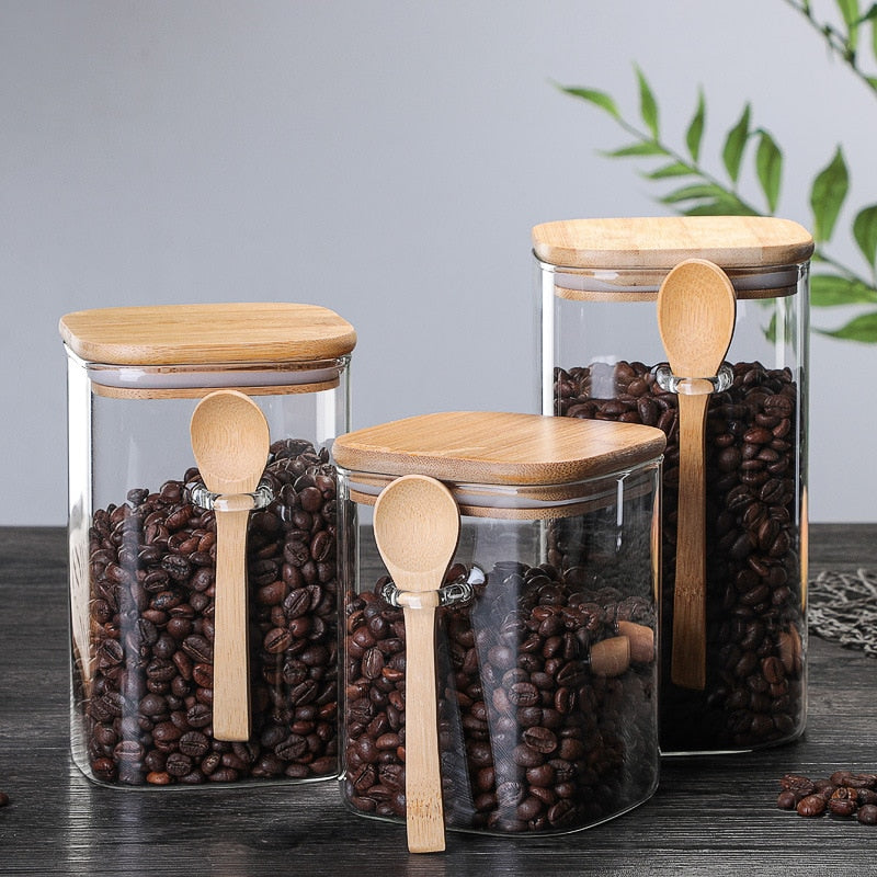 Jansen Storage Jars with Spoon