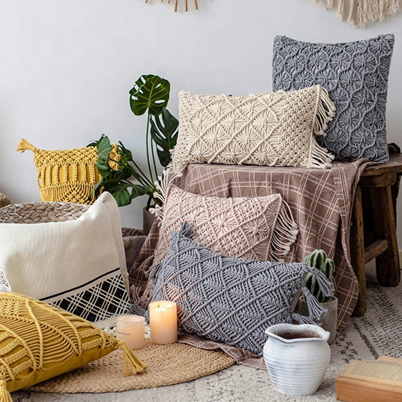 The Macramé Pillow Cover Collection