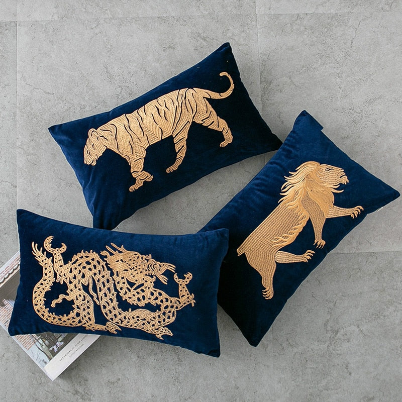 The Fabulous Beasts Velvet Pillow Cover Collection