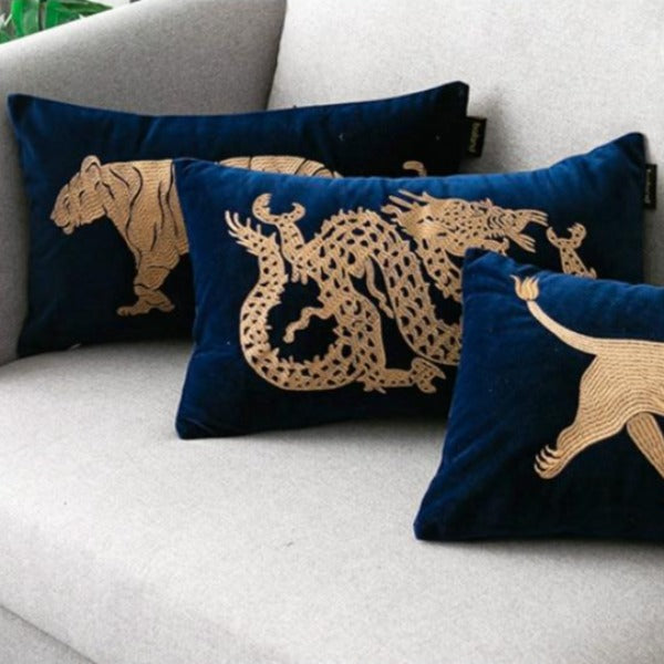 The Fabulous Beasts Velvet Pillow Cover Collection