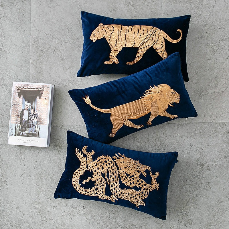 The Fabulous Beasts Velvet Pillow Cover Collection