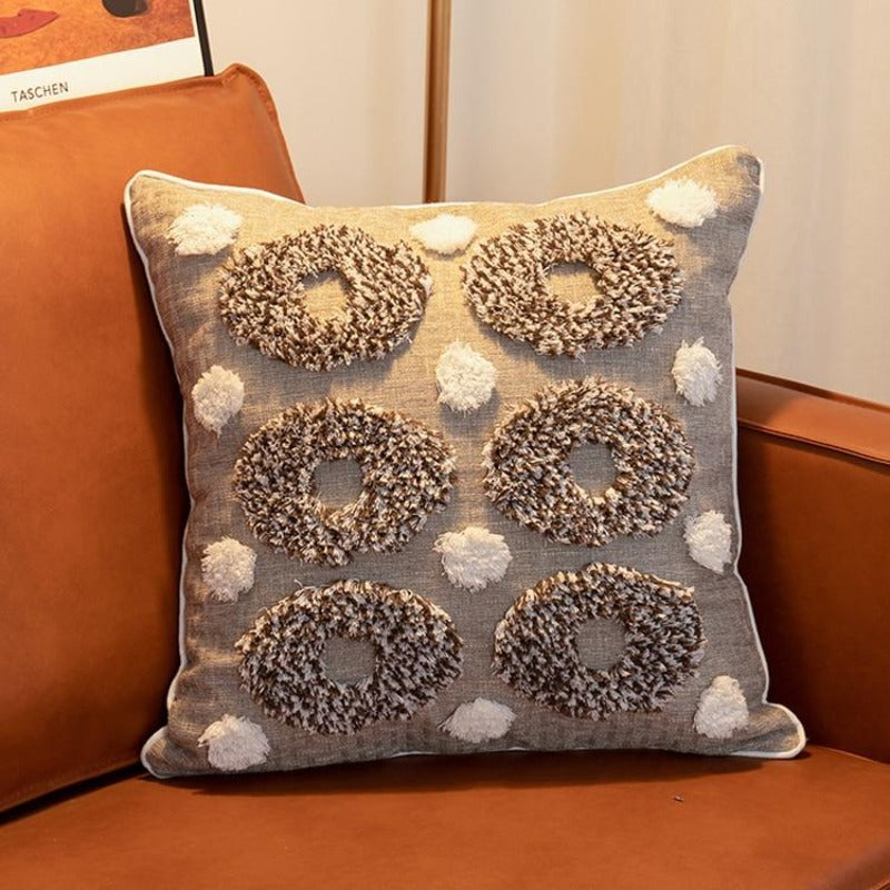 The Moroccan Tweed Tufted Pillow Cover Collection