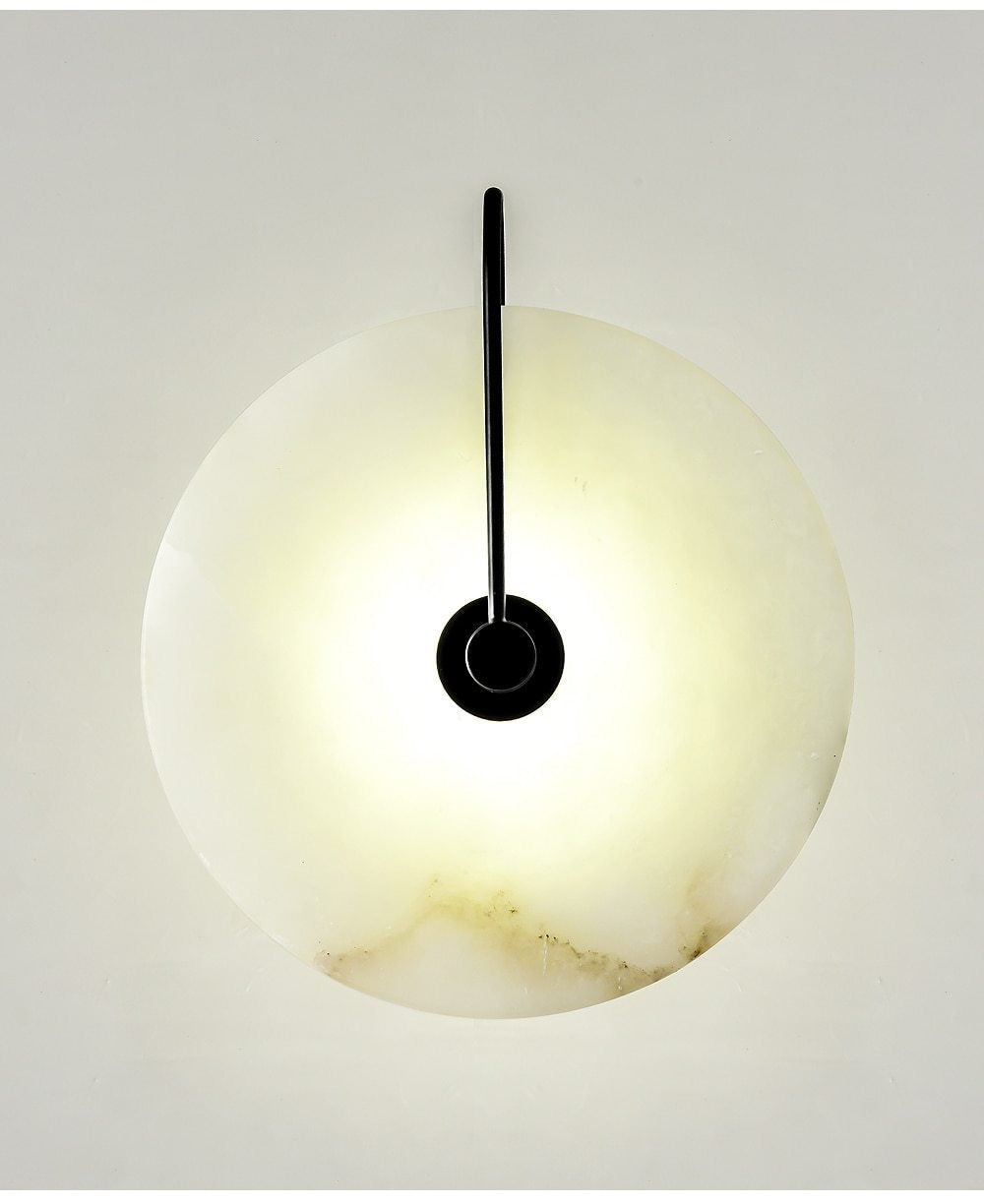 Lua - Marble Circular Wall Light