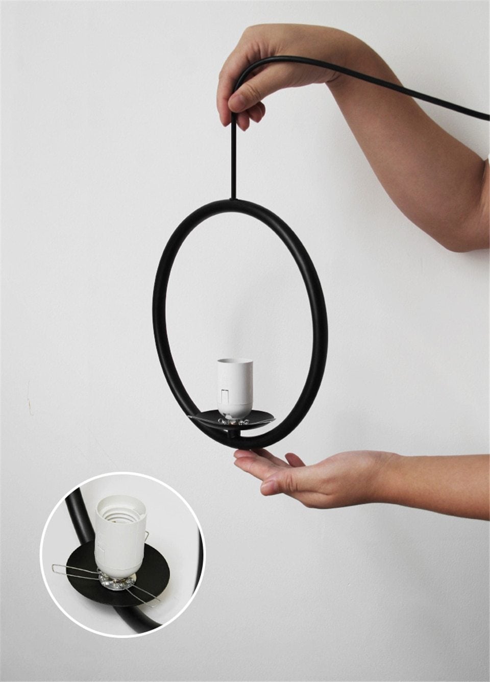 Yuan - Nordic Led Glass Ball Pendant Light