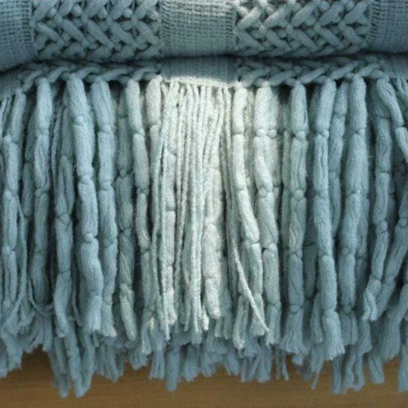 The Prairie Striped Throw Blanket