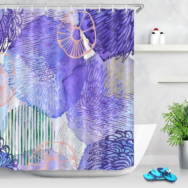 Shades of Purple Shower Curtain