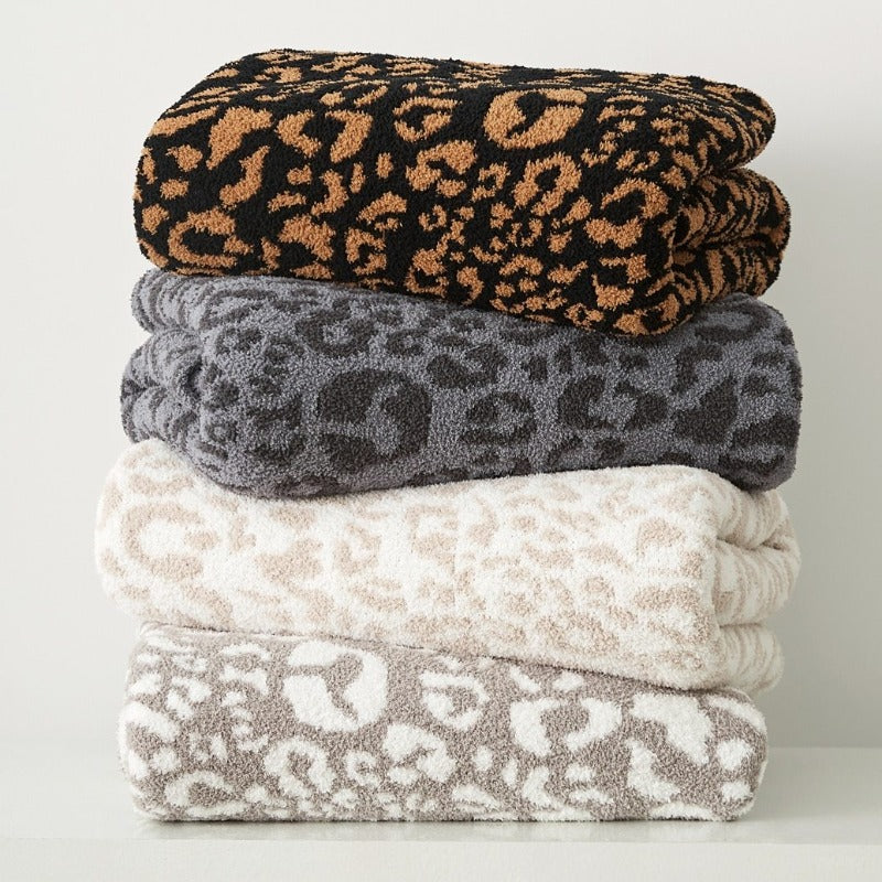 The Luxe Leopard Throw Blanket