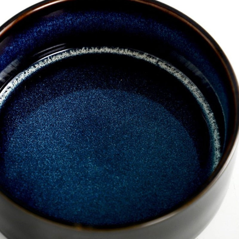 The Mystic Mountain Ceramic Pet Food Bowl with Stand