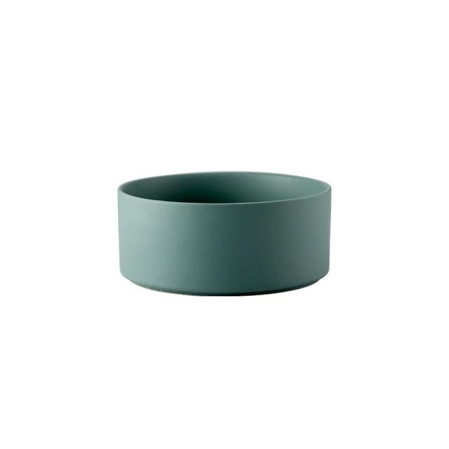 The Matte Midcentury Pet Food Bowl Set with Stand