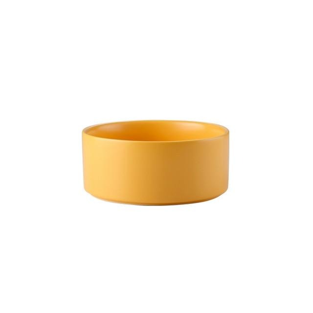 The Matte Midcentury Pet Food Bowl Set with Stand