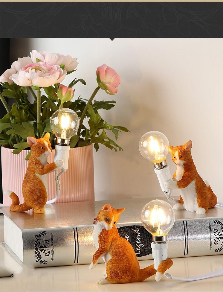 Modern Cat Table Lamp