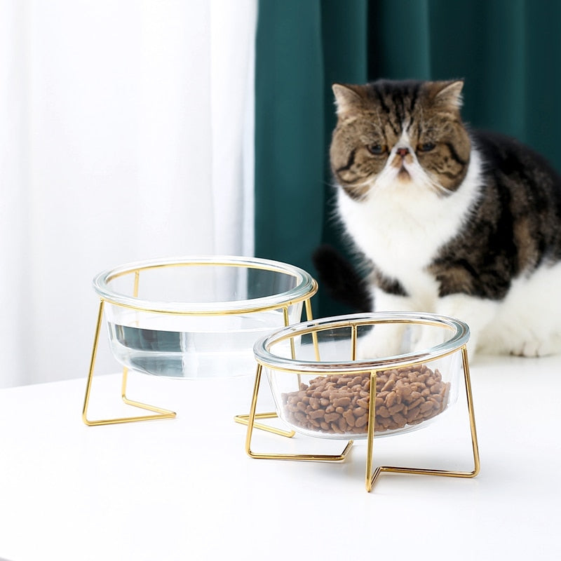 The Minimalist Pet Food Bowl and Stand