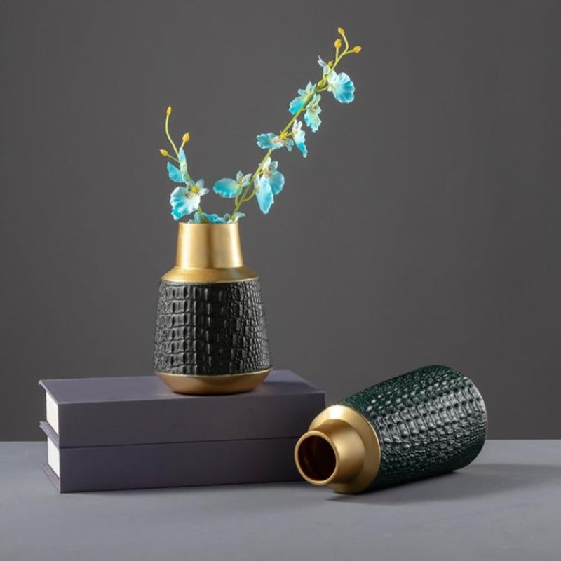 The Emerald Crocodile Vase