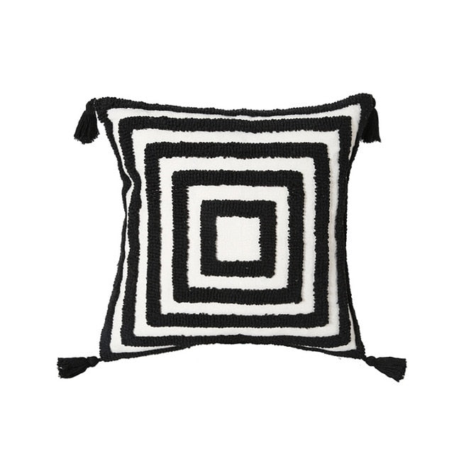 Boldness Part 2 Black and White Pillow Covers