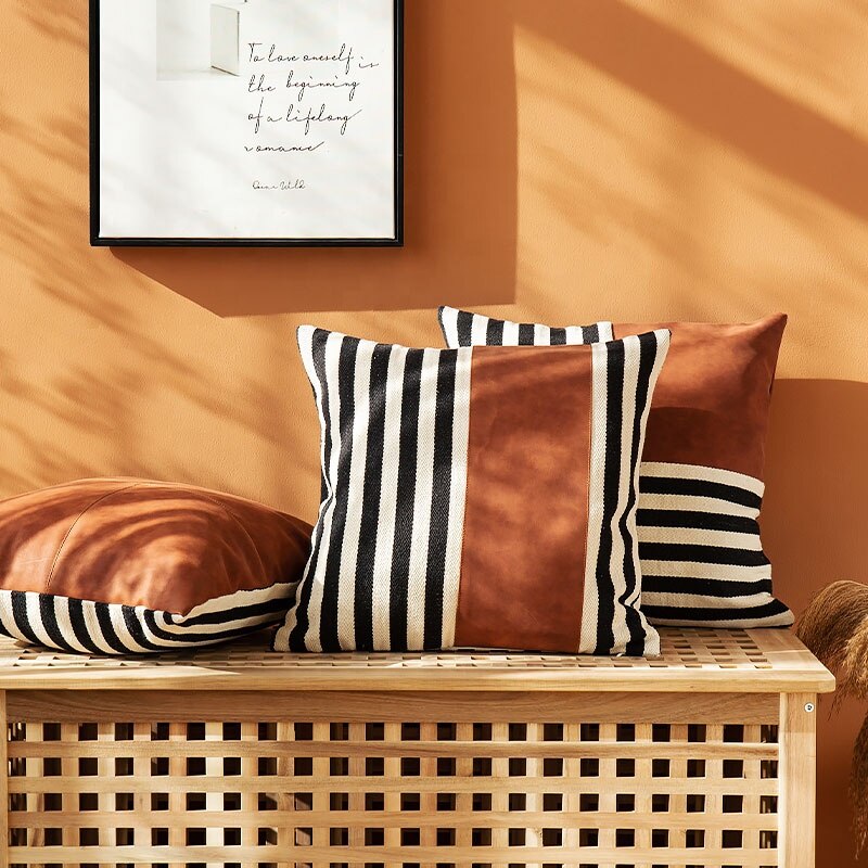 Sterling Stripe Pillow Covers