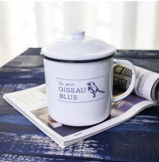 Joelle Enamel Coffee Mugs