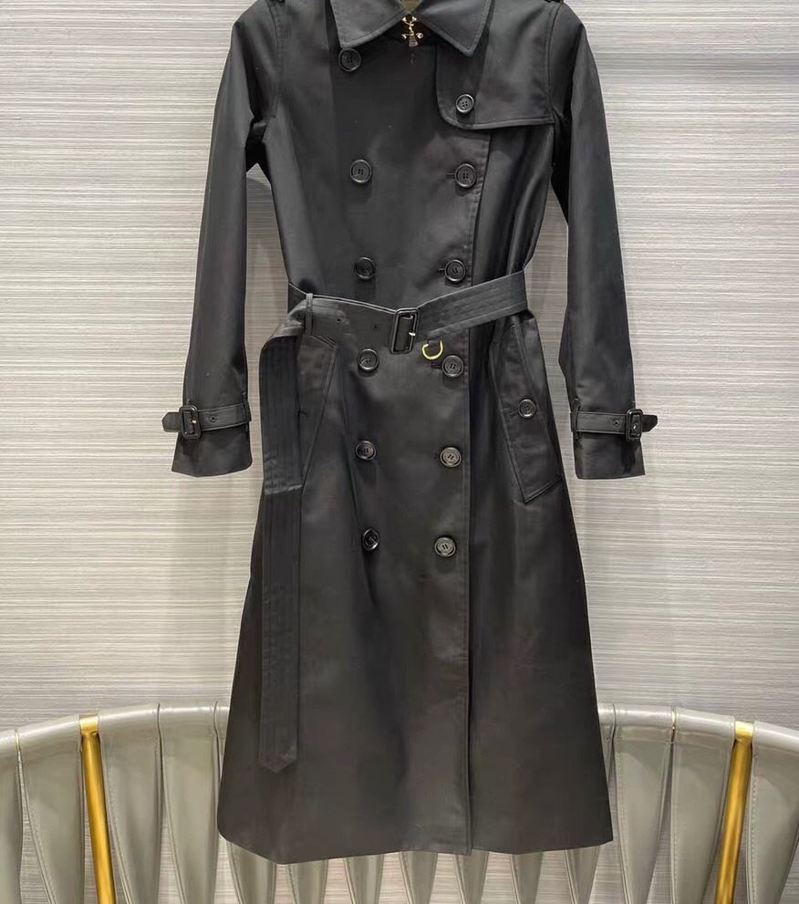The new waist trench coat