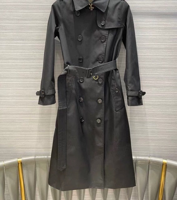 The new waist trench coat