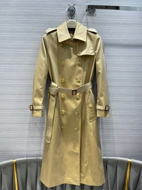 The new waist trench coat