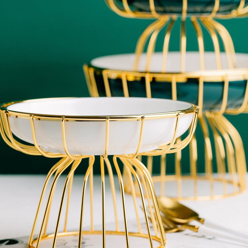 Claude Wire Snack Basket Bowls