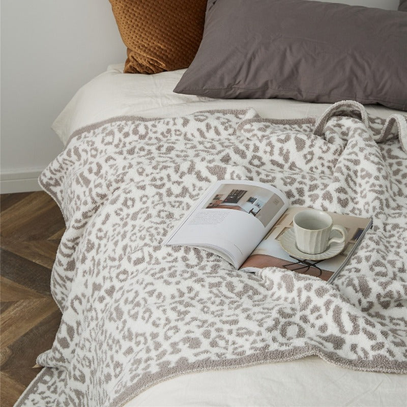The Luxe Leopard Throw Blanket