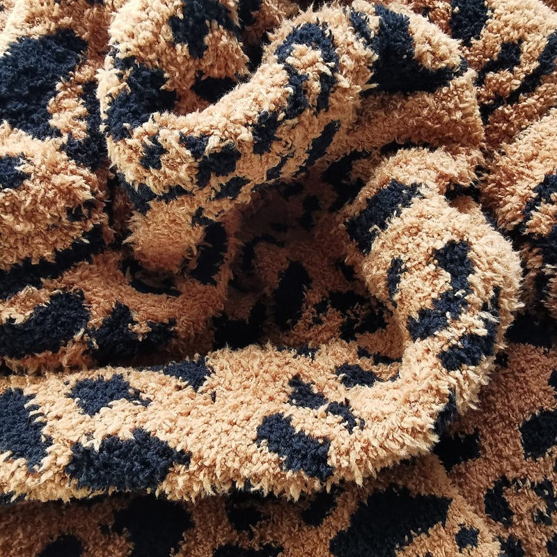 The Luxe Leopard Throw Blanket