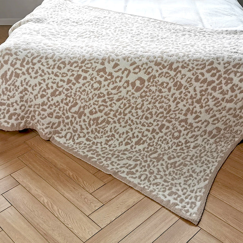 The Luxe Leopard Throw Blanket