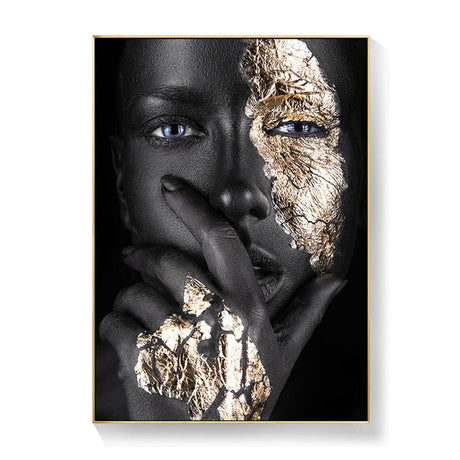 Woman in Gold Canvas Print
