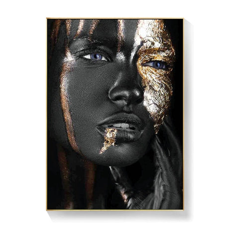 Woman in Gold Canvas Print