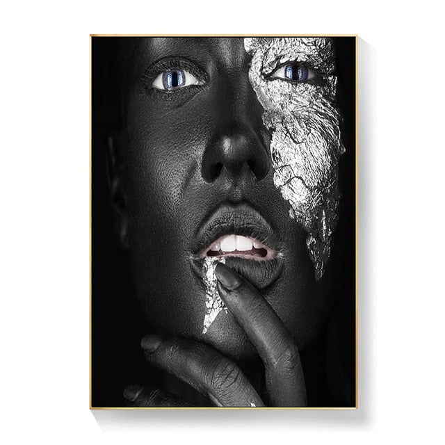 Woman in Gold Canvas Print