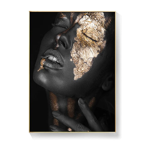 Woman in Gold Canvas Print
