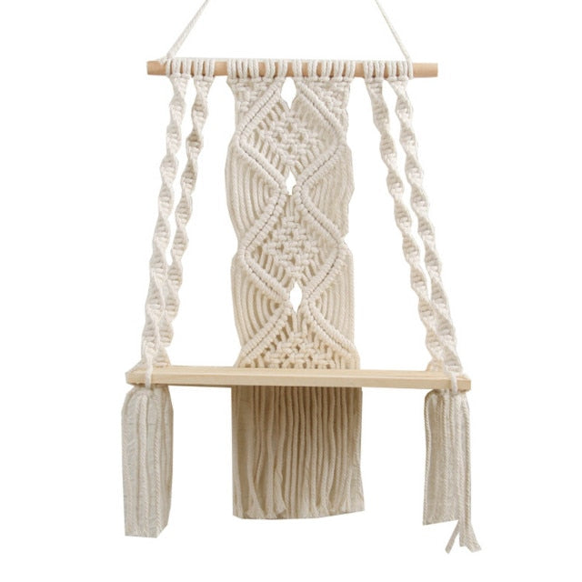 Amon Boho Macrame Shelf