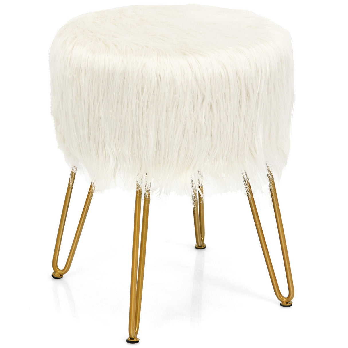 Faux Fur Vanity Chair