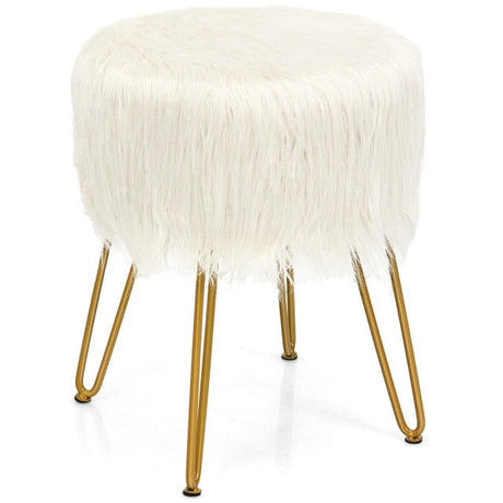 Faux Fur Vanity Chair