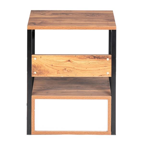 Rustic Night Stand Side Table Set