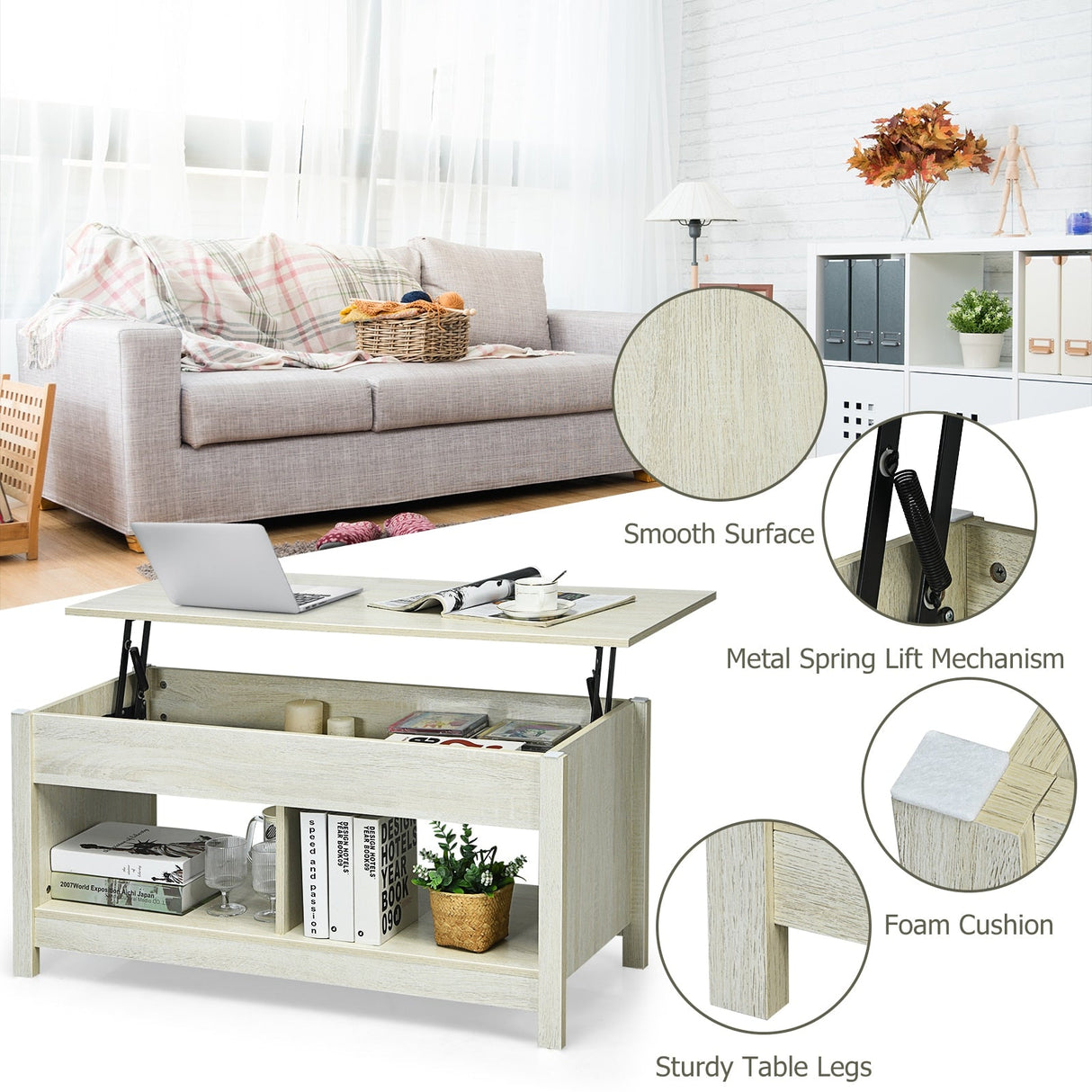 Lift Top Coffee Table