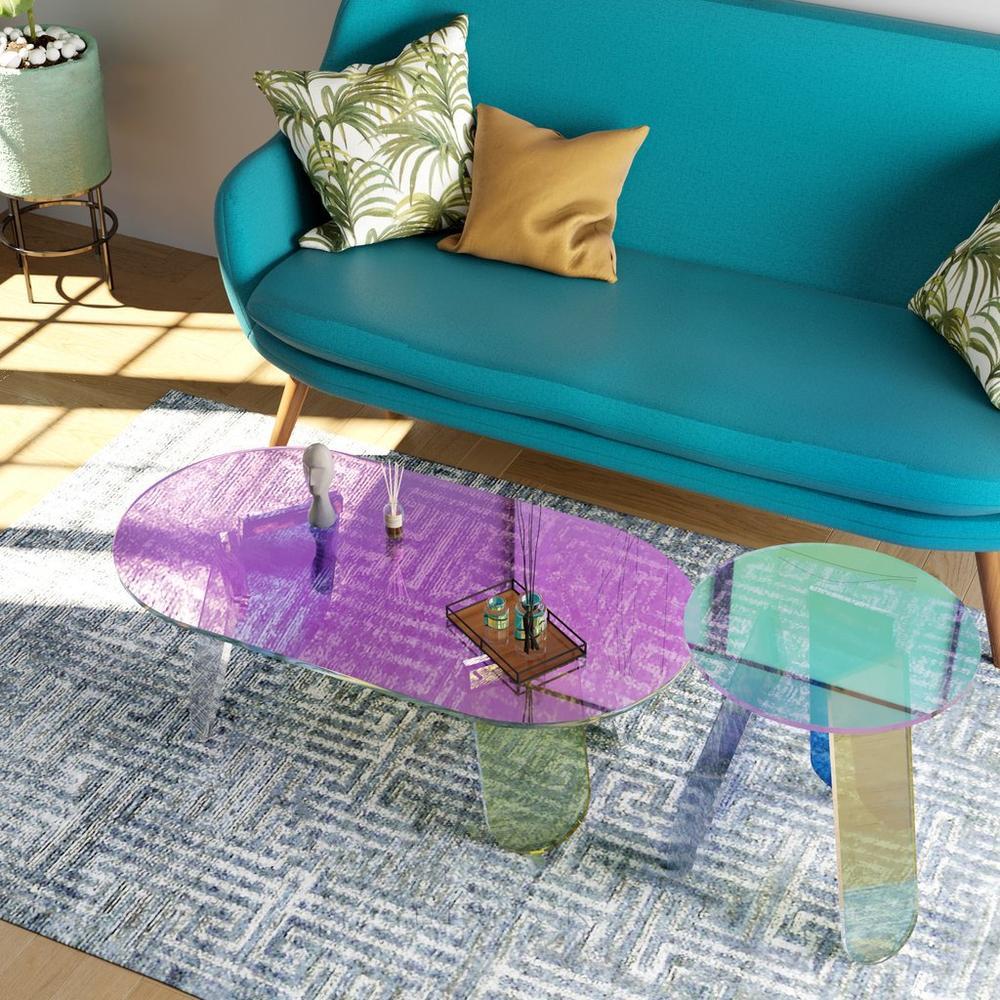 Transparent Acrylic Coffee Table