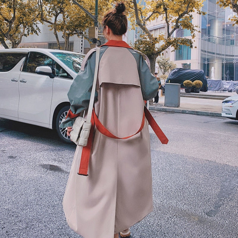 Windbreaker Loose Belt Trench Coat