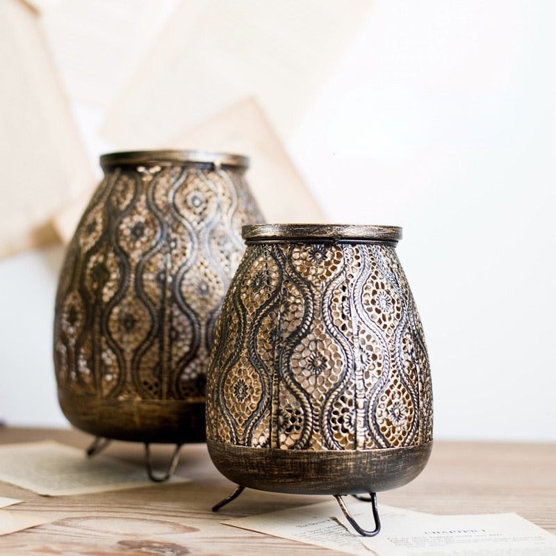 Hila Patterned Vintage Candle Holder