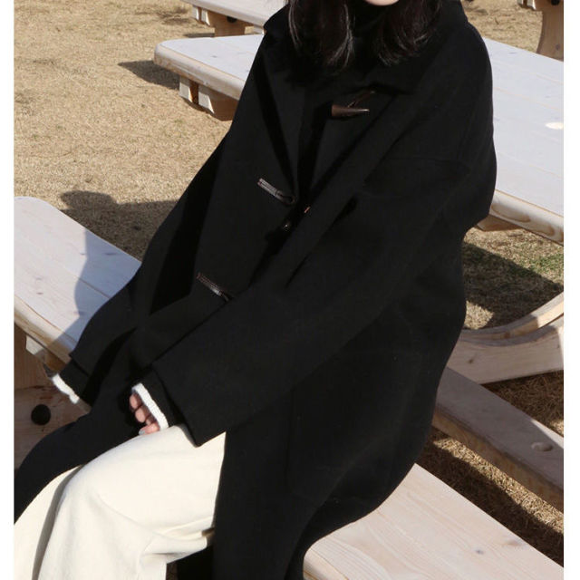 Woolen Woolen Coat Button Coat