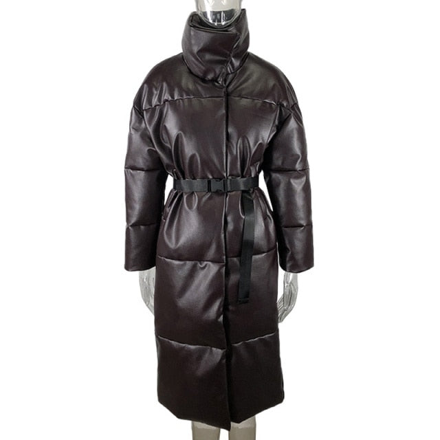 Straight Loose Elegant Pockets Cotton Coats
