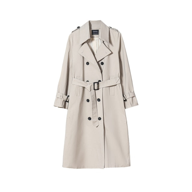 Trench Double Breasted Slim Trench Coat