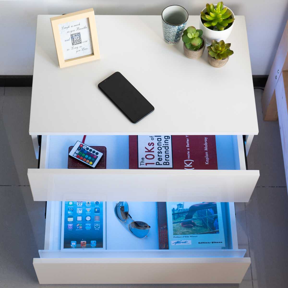 Ultra Modern LED Side Table