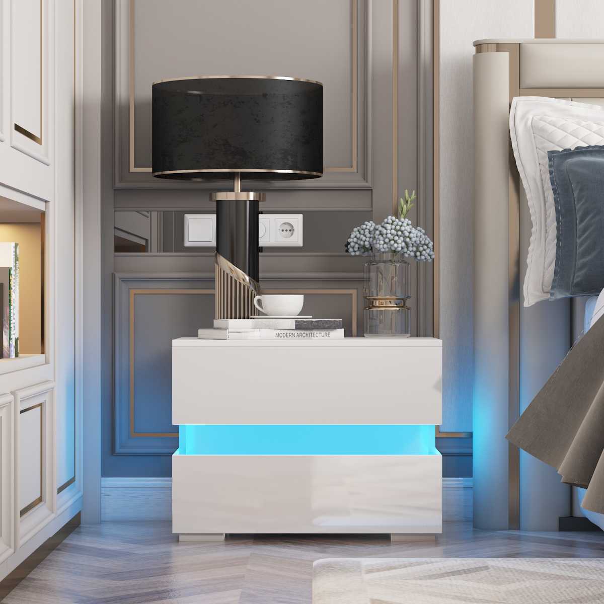Ultra Modern LED Side Table