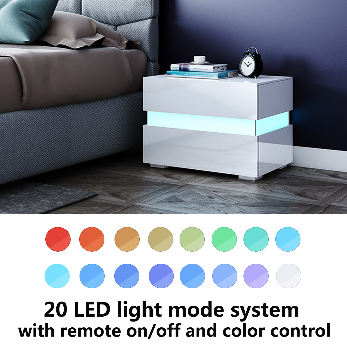 Ultra Modern LED Side Table