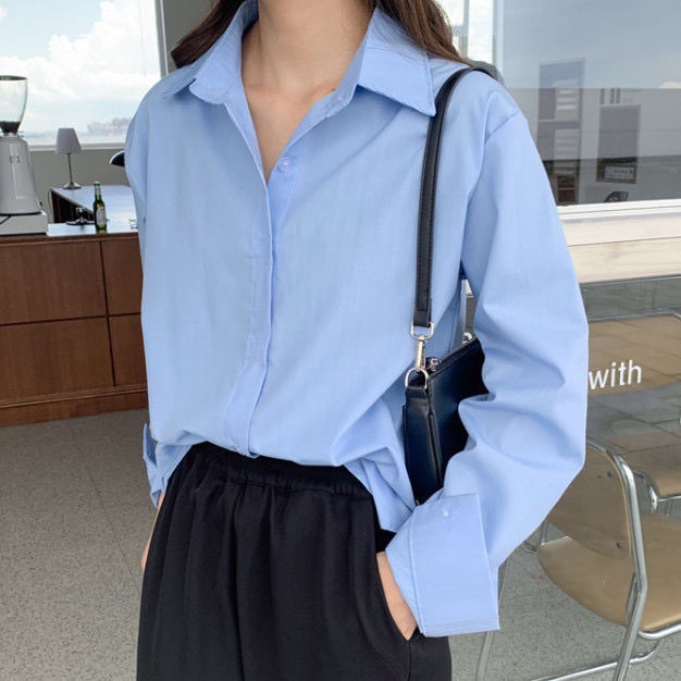 Office Style Large Size Blouse
