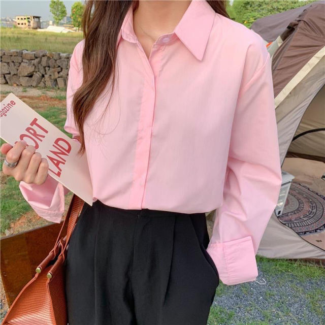 Office Style Large Size Blouse