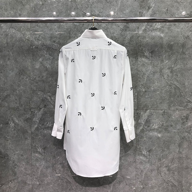 Embroidery Cotton Poplin Blouses