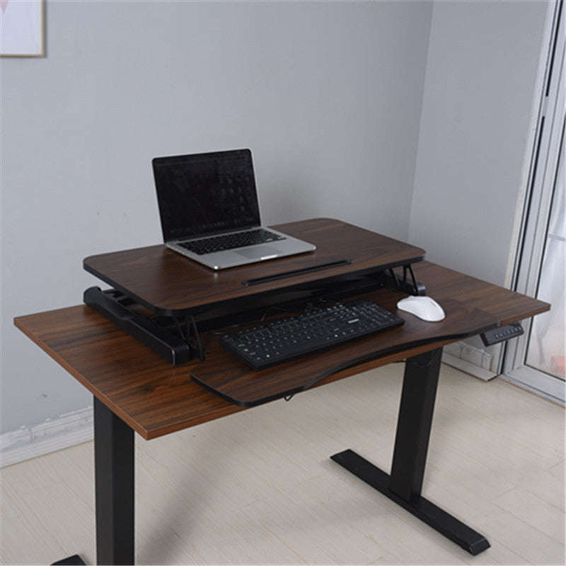 Stand-up lifting worktable, laptop, desktop computer desk, movable desk on the table, folding raised frame